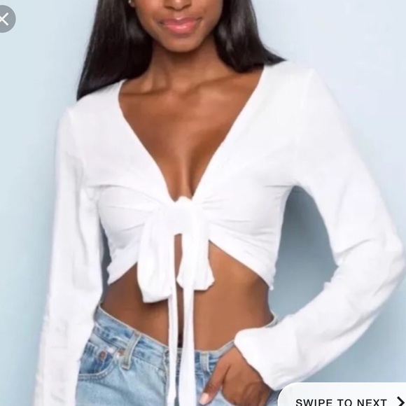 Brandy Melville Tops - Brandy Melville Coco tie top